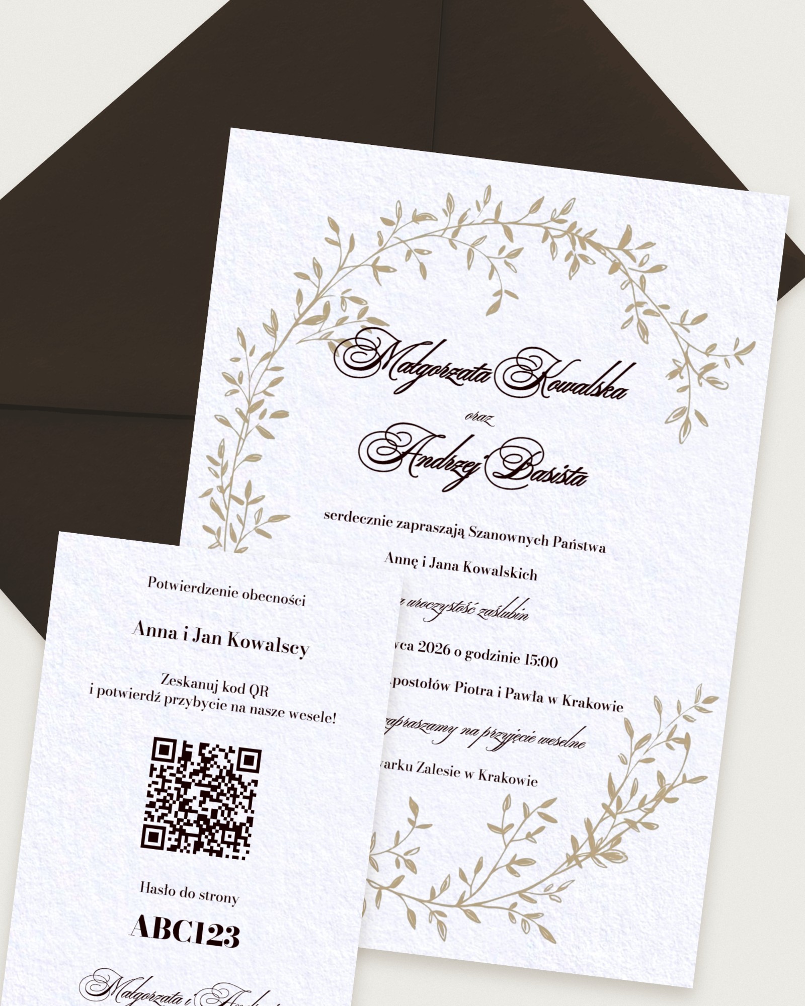 Zaproszenie Aurelia Lux - Combined