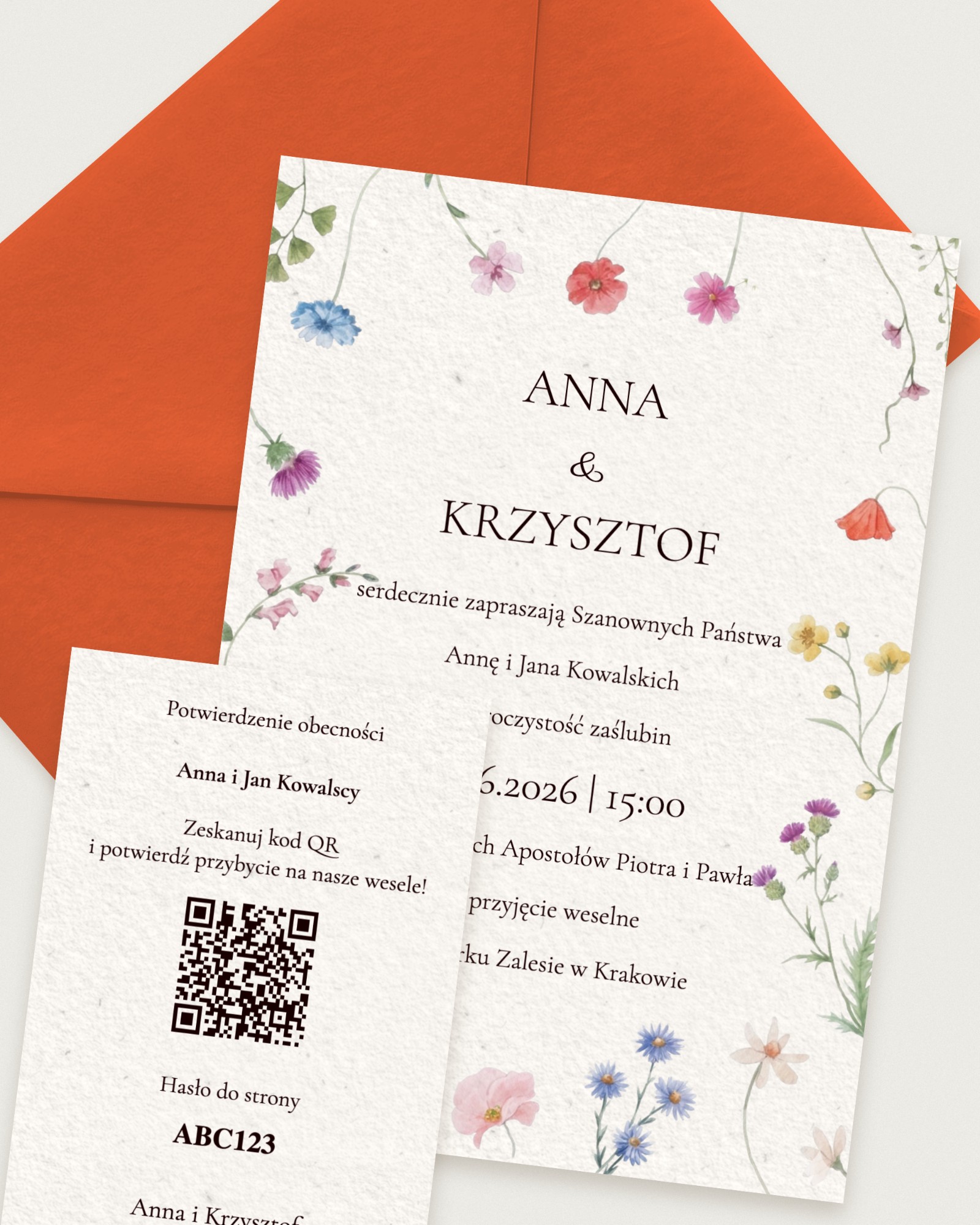 Zaproszenie Boho Silesia - Combined