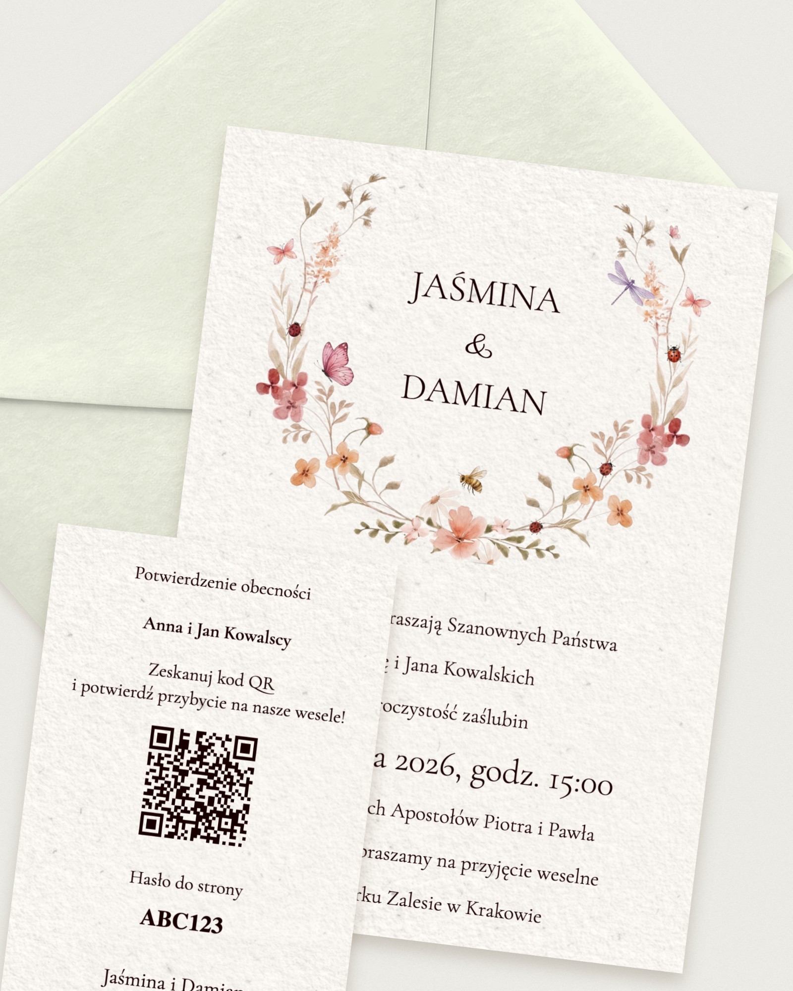 Zaproszenie Fairy Tale - Combined