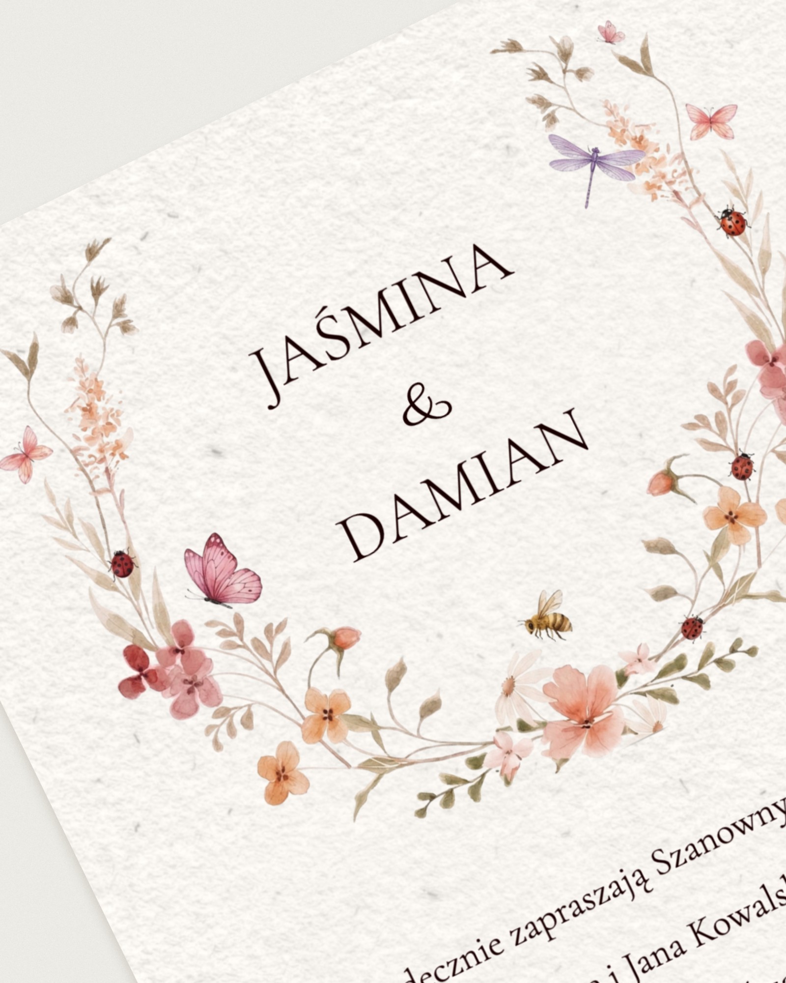 Zaproszenie Fairy Tale - Detail