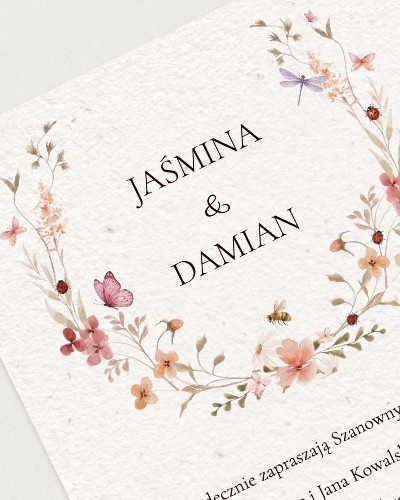 Zaproszenie Fairy Tale - Detail