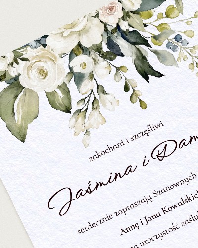 Zaproszenie Veronica Alabaster - Detail