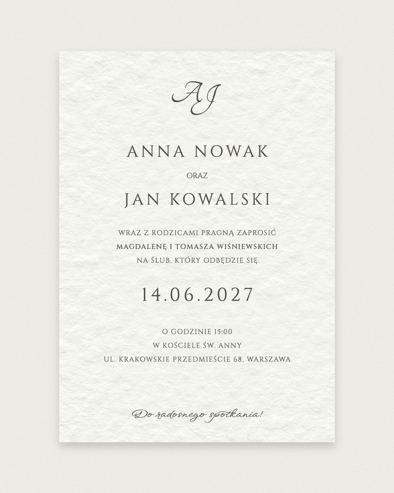 Zaproszenie Bergamo Castle