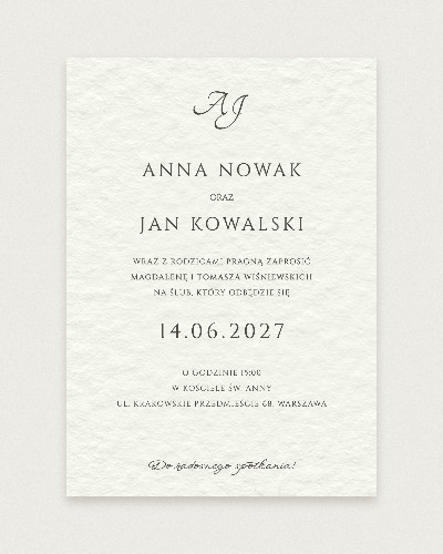 Zaproszenie Bergamo Castle - Hero