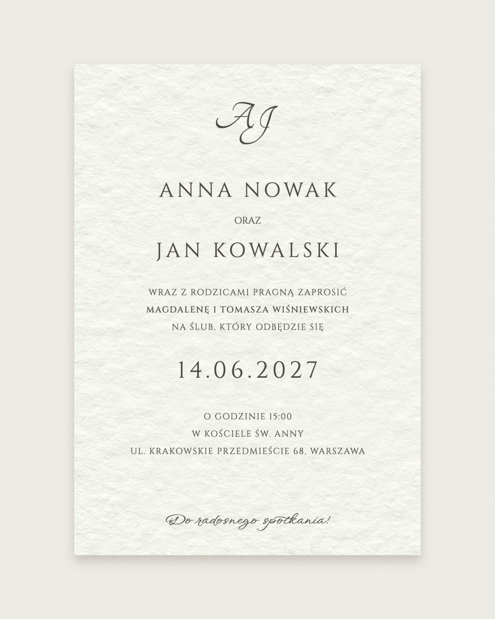 Zaproszenie Bergamo Castle - Hero