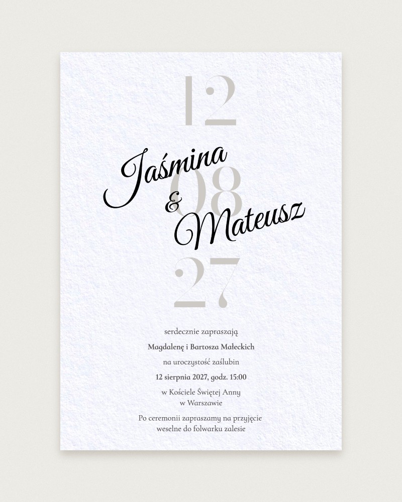 Zaproszenie Data Memorabile