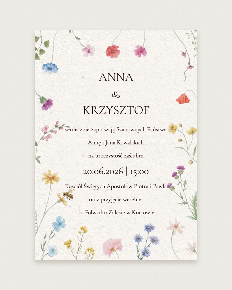 Zaproszenie Boho Silesia