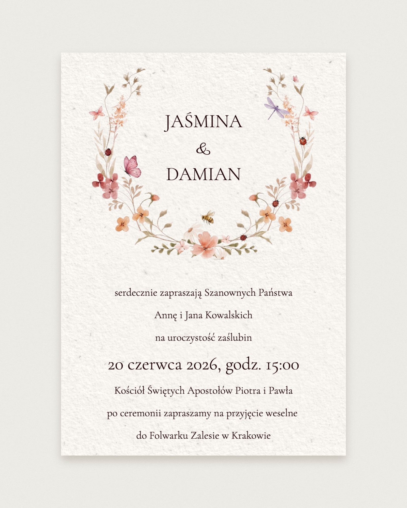 Zaproszenie Fairy Tale - Hero