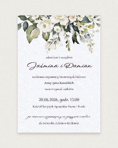 Zaproszenie Veronica Alabaster - Hero